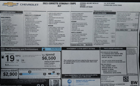 Used 2023 Chevrolet Corvette Stingray Preferred Cpe w/ Z51 Performance Package image 39