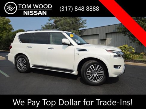 Certified 2021 Nissan Armada SL w/ Captain's Chairs Package image 1