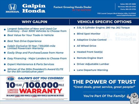 Certified 2022 Honda Passport TrailSport image 2