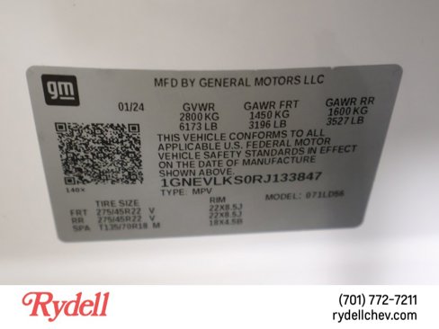 Certified 2024 Chevrolet Traverse RS image 27