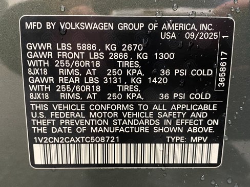 New 2026 Volkswagen Atlas Peak Edition image 34