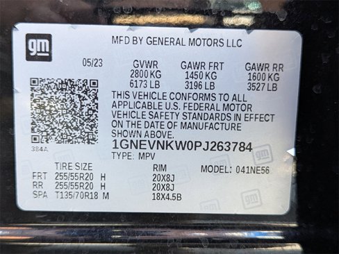 Certified 2023 Chevrolet Traverse High Country w/ LPO, Floor Liner Package image 57