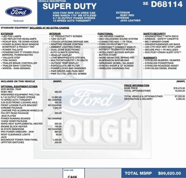 New 2025 Ford F350 King Ranch w/ Chrome Package image 2