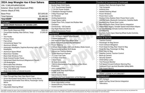 Used 2024 Jeep Wrangler Unlimited Sahara image 6