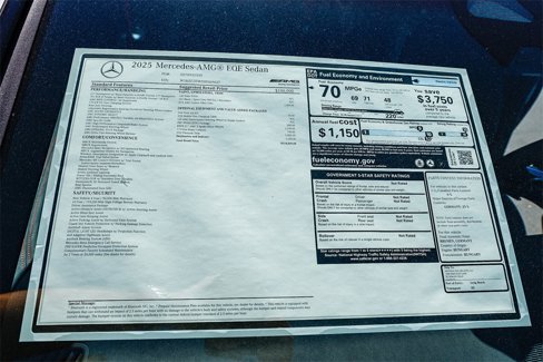 New 2025 Mercedes-Benz EQE AMG 4MATIC Sedan image 28
