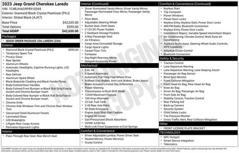 Used 2023 Jeep Grand Cherokee Laredo image 4