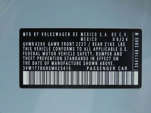 New 2025 Volkswagen Jetta GLI Autobahn image 33