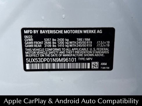 Used 2022 BMW X3 xDrive30i w/ Convenience Package image 11