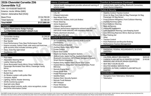 New 2026 Chevrolet Corvette Z06 image 1