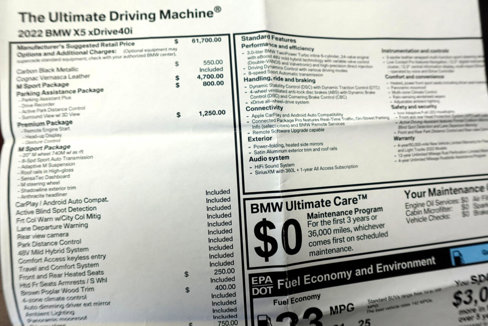 Used 2022 BMW X5 xDrive40i w/ M Sport Package image 22