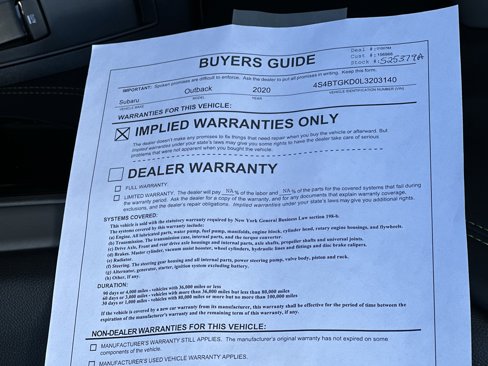 Used 2020 Subaru Outback Onyx Edition XT image 7