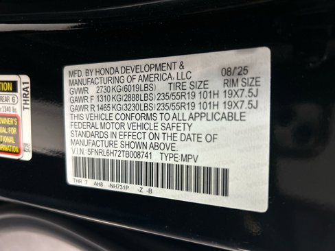 New 2026 Honda Odyssey Sport-L image 23