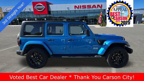 Used 2022 Jeep Wrangler Unlimited Sahara image 2