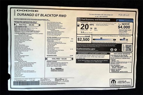 New 2026 Dodge Durango GT w/ Blacktop Package image 15