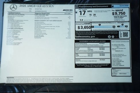 New 2026 Mercedes-Benz GLE 63 AMG S image 39