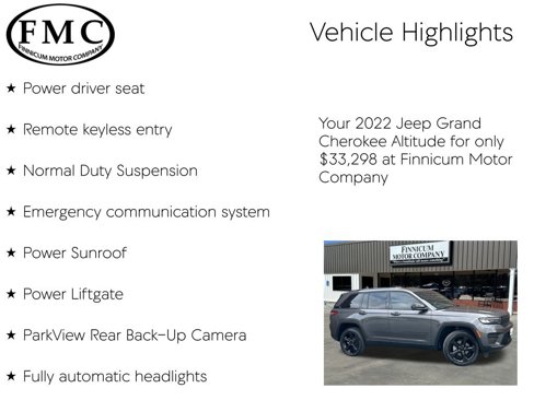 Used 2022 Jeep Grand Cherokee Altitude image 26