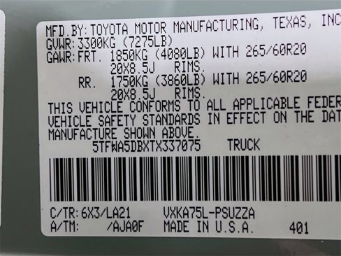 New 2026 Toyota Tundra Limited image 25