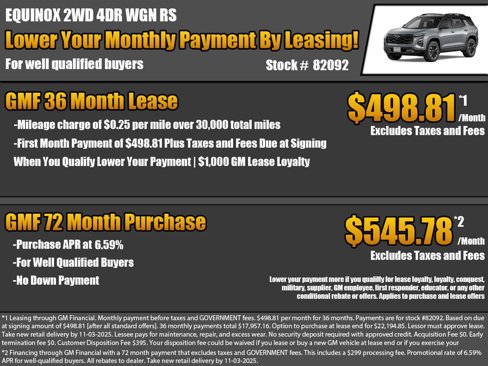 New 2026 Chevrolet Equinox RS w/ Convenience Package III image 2