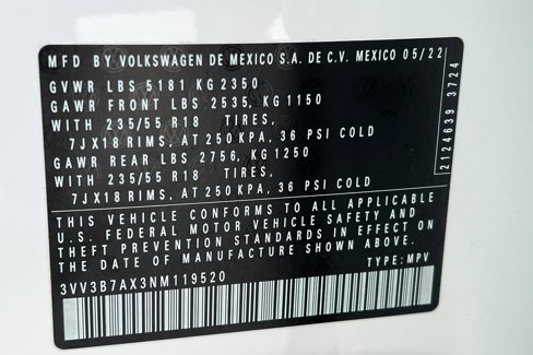 Used 2022 Volkswagen Tiguan SE image 30