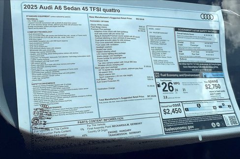 New 2025 Audi A6 Premium Plus image 18