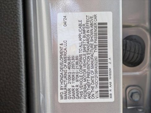 Certified 2024 Honda Accord Sport image 24