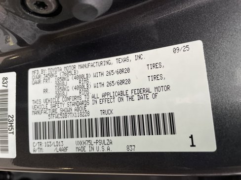 New 2026 Toyota Tundra Limited image 23