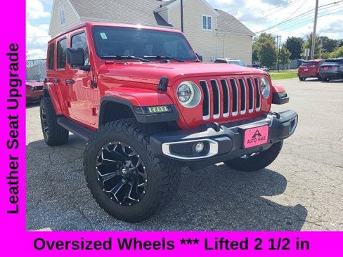 Used 2021 Jeep Wrangler Unlimited Sahara w/ Uconnect 4C Nav & Sound Group image 1