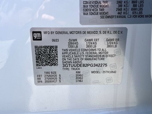 Used 2023 GMC Sierra 1500 SLT w/ X31 Off-Road Package image 32