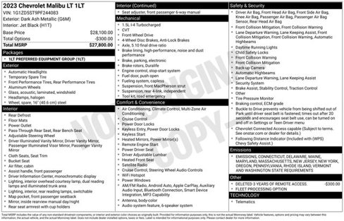 Used 2023 Chevrolet Malibu LT image 7