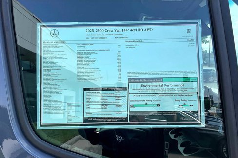 New 2025 Mercedes-Benz Sprinter 2500 image 19