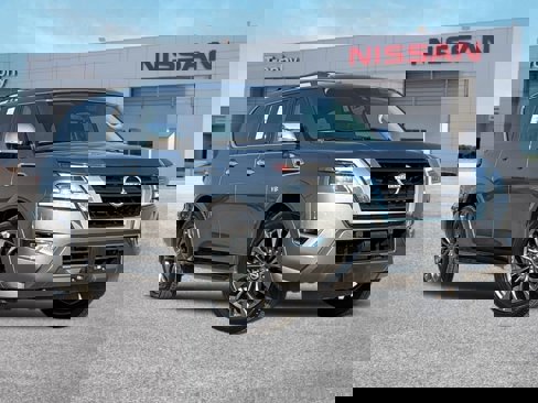 Certified 2022 Nissan Armada Platinum w/ Captain's Chairs Package image 1