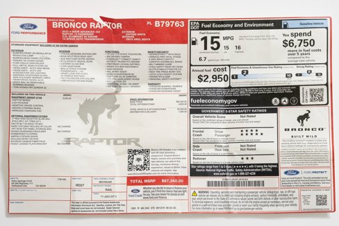 Used 2023 Ford Bronco Raptor image 55