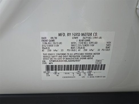 Used 2020 Ford Explorer XLT w/ Equipment Group 202A image 27
