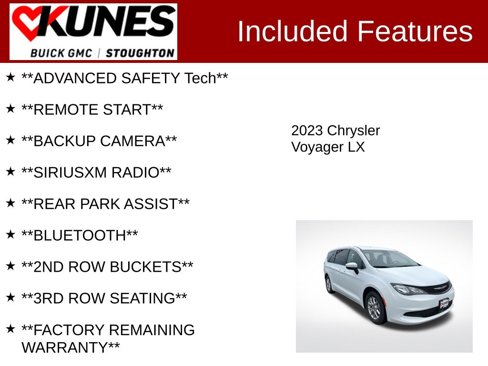 Used 2023 Chrysler Voyager LX image 2