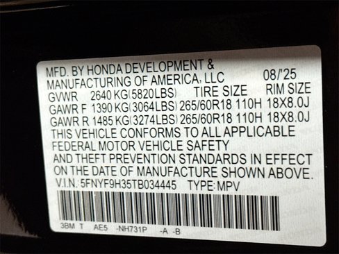 New 2026 Honda Passport RTL image 31