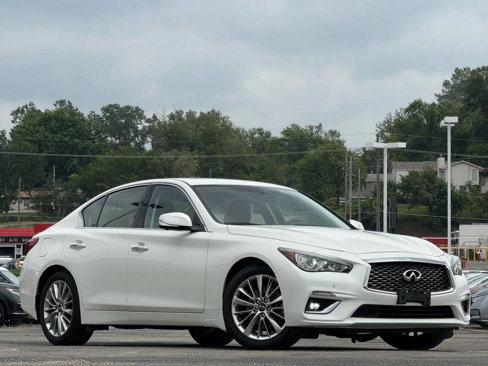 Used 2021 INFINITI Q50 Luxe w/ Seat & Sound Package image 1