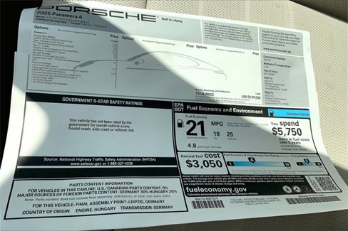 New 2025 Porsche Panamera 4 image 37