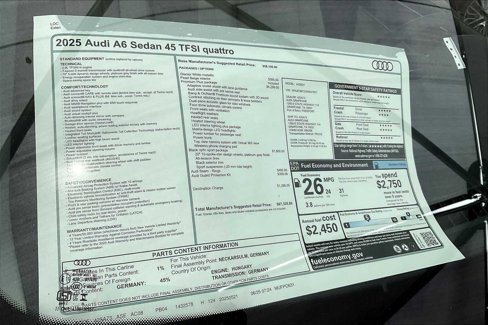 New 2025 Audi A6 Premium Plus image 18