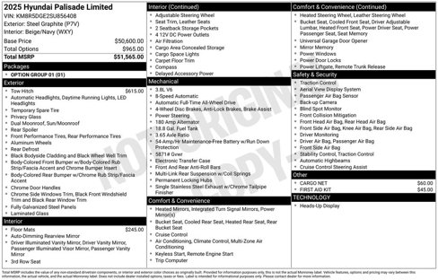 Used 2025 Hyundai Palisade Limited image 35