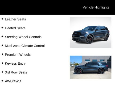 Certified 2024 Ford Explorer ST w/ Equipment Group 401A image 31