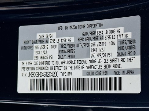 Used 2025 MAZDA CX-90 3.3 Turbo w/ Preferred Package image 12