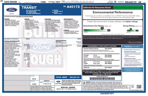 Certified 2024 Ford Transit 250 Low Roof w/ Exterior Upgrade Package image 30