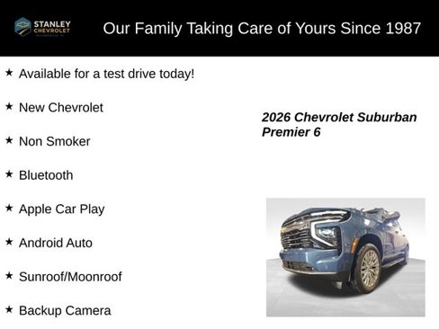 New 2026 Chevrolet Suburban Premier image 9