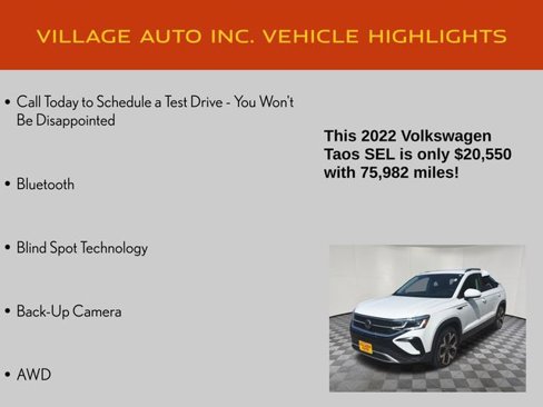 Used 2022 Volkswagen Taos SEL image 21