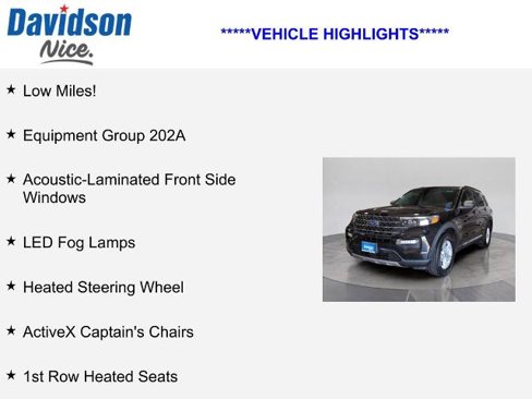 Certified 2022 Ford Explorer XLT w/ Equipment Group 202A image 4