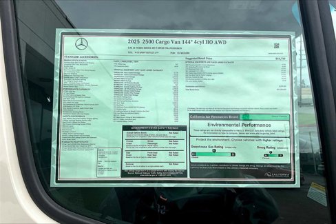 New 2025 Mercedes-Benz Sprinter 2500 image 19