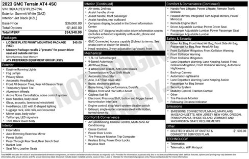 Used 2023 GMC Terrain AT4 image 1