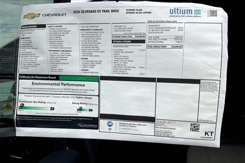 New 2026 Chevrolet Silverado EV Trail Boss w/ Plus Package image 14