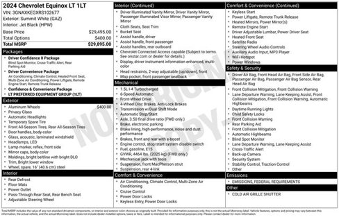 Certified 2024 Chevrolet Equinox LT image 32