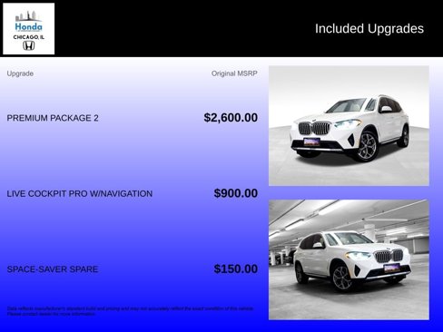 Used 2022 BMW X3 sDrive30i w/ Premium Package 2 image 10